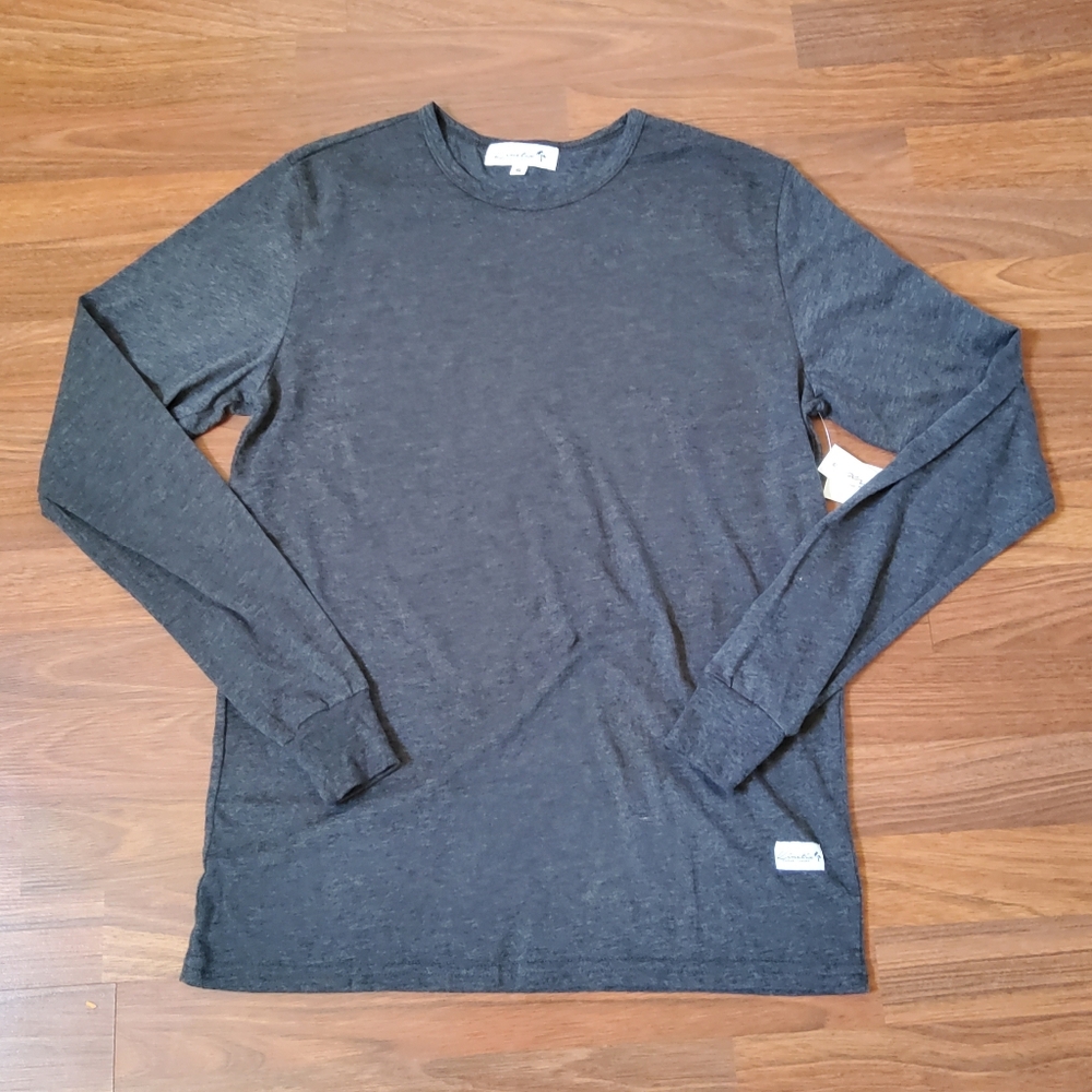 Kinetix Casual Luxury Men’s Long Sleeve Shirt Gray Small NWT